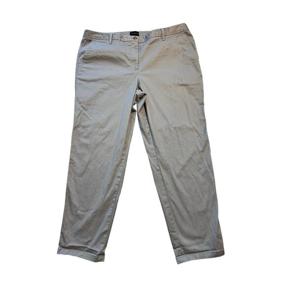 TALBOTS Relaxed Chino, size women's 16; Tan/Khaki colored - Picture 1 of 7